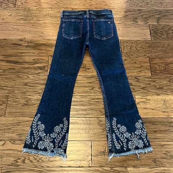 Rag & Bone Jean 10 Inch Crop Flare Size 25 - Picture 2 of 16